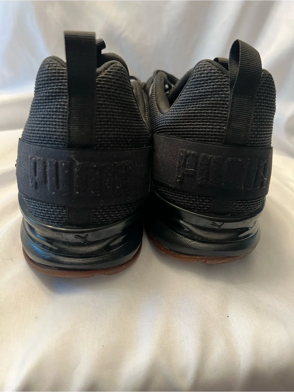 Puma Men's Black Mesh Athletic Sneakers